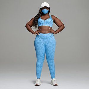 Adidas x IVY PARK Plus Monogram Sheer Leggings 2X